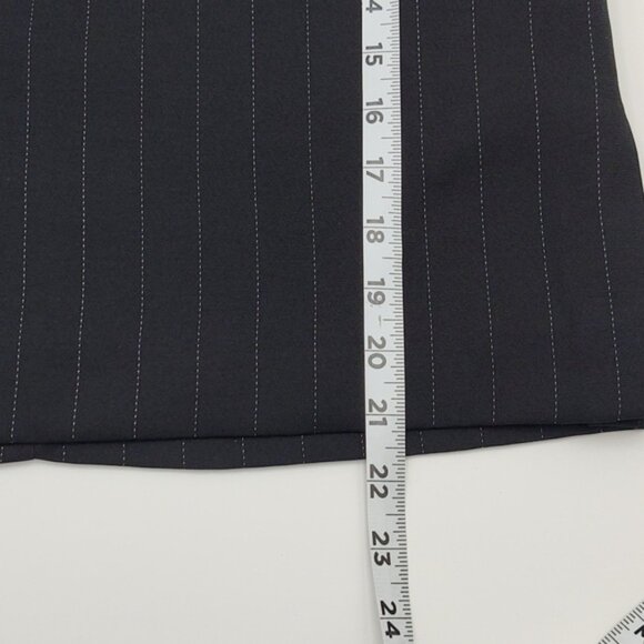 Tahari ASL Suit Skirt Separates Pinstripe Black White Career Academia 4P - Picture 8 of 9